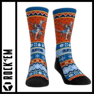NWT Rock ‘Em Avatar Tacky Sweater Socks